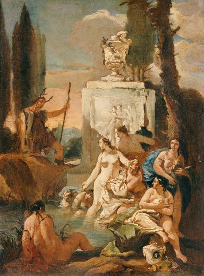 Diana och Acteon av Giovanni Battista Tiepolo