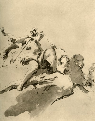 Diana, mitten av 1700-talet, 1928 av Giovanni Battista Tiepolo