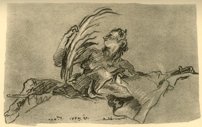 Kvinnlig faun, c1761, 1928 av Giovanni Battista Tiepolo