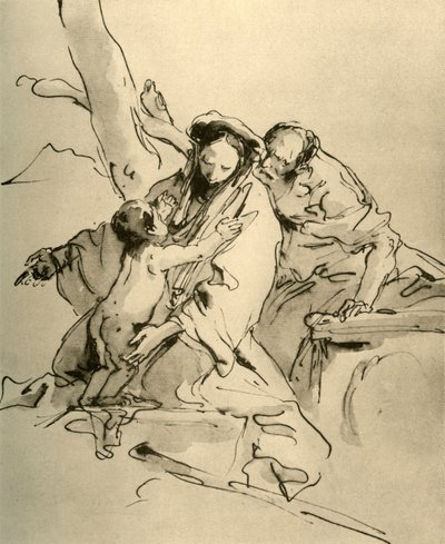 Heilige Familie von Giovanni Battista Tiepolo