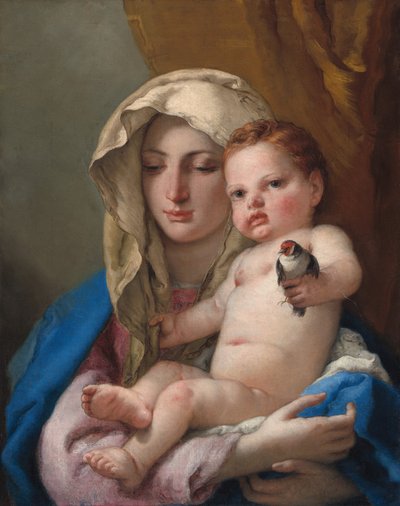 Madonnan med steglitsen av Giovanni Battista Tiepolo