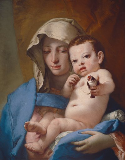 Madonna av guldfinken, ca. 17671770. av Giovanni Battista Tiepolo