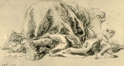 Man nedböjd i bön, 1765-1770, 1928 av Giovanni Battista Tiepolo