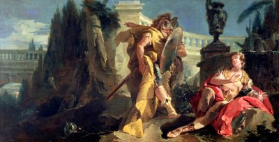 Rinaldo beobachtet von Carlo und Ubaldo von Giovanni Battista Tiepolo