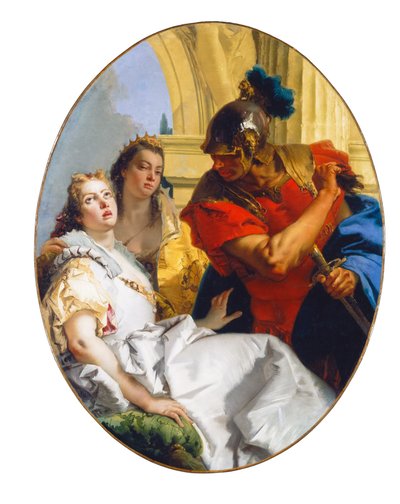 Scen från antikens historia av Giovanni Battista Tiepolo