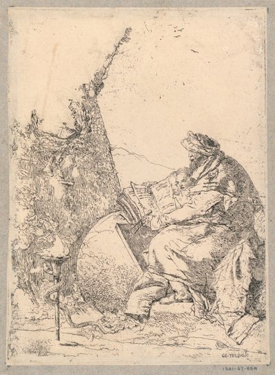 Fantasy skämt av Giovanni Battista Tiepolo