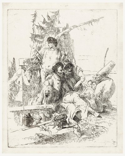 Fantasy skämt av Giovanni Battista Tiepolo