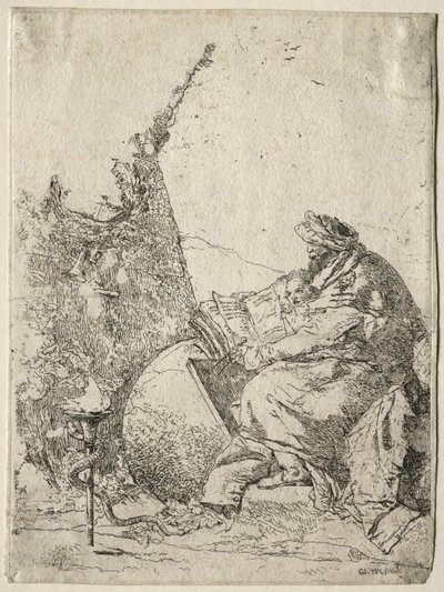Scherzi di Fantasia: Filosofen av Giovanni Battista Tiepolo