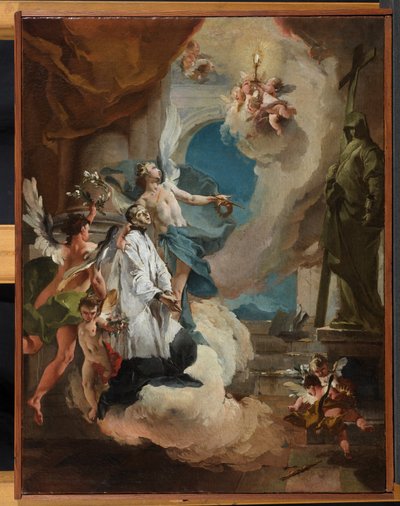 S:t Aloysius Gonzaga in Glory, c.1726 av Giovanni Battista Tiepolo