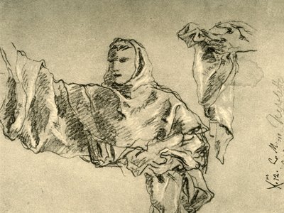 Sankt Antonius av Padua, c1755, 1928 av Giovanni Battista Tiepolo