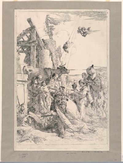 Tillbedjan av kungarna av Giovanni Battista Tiepolo
