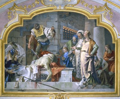 Halshuggningen av Johannes Döparen, 1732-33 av Giovanni Battista Tiepolo