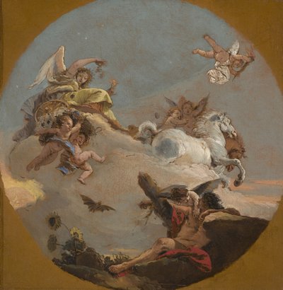The Chariot of Aurora, c.1734 av Giovanni Battista Tiepolo