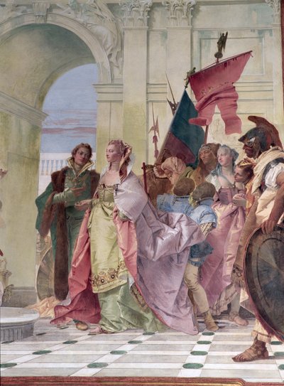 Scipios storsinthet, detalj av Giovanni Battista Tiepolo
