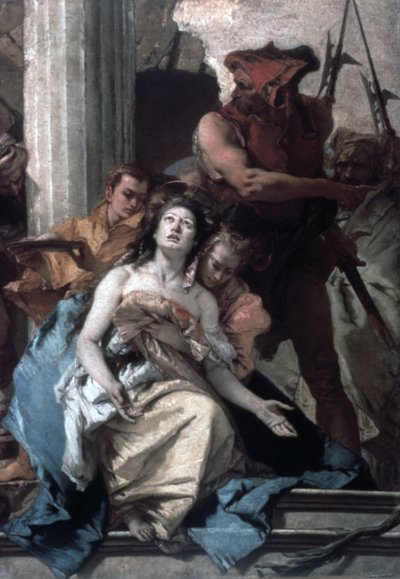 Martyrskapet av St Agatha, c1756 av Giovanni Battista Tiepolo