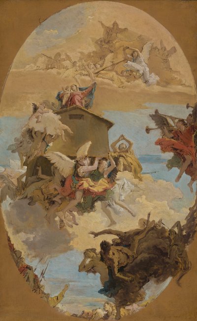 Miraklet i det heliga huset Loreto, 1743 av Giovanni Battista Tiepolo