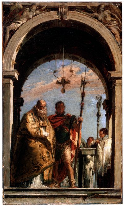 Zwei Heilige von Giovanni Battista Tiepolo