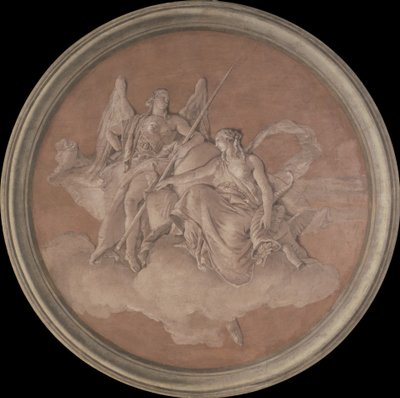 Dygd och överflöd, 1760 (fresk överförd till duk) av Giovanni Battista Tiepolo