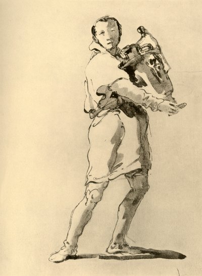 Ungdom med amfora, mitten av 1700-talet, 1928 av Giovanni Battista Tiepolo