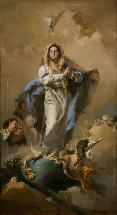 Den obefläckade befruktningen av Giovanni Battista Tiepolo