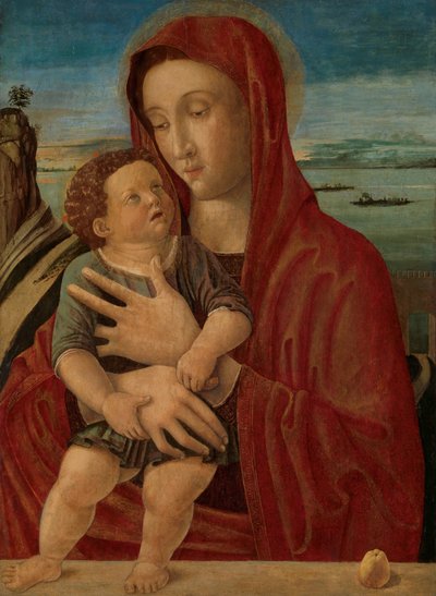 Madonna och barn av Giovanni Bellini (circle of)