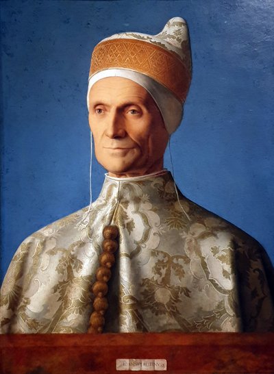 Italienska: Porträtt av doge Leonardo Loredan av Giovanni Bellini