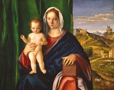 Madonna och barn, 1509 (Olja på panel) av Giovanni Bellini