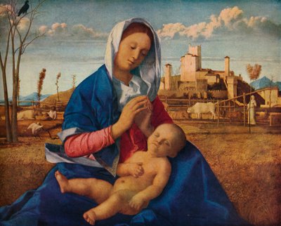 Madonna of the Meadow, c1500 av Giovanni Bellini