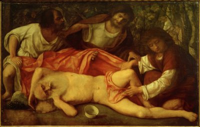 Noas fylleri av Giovanni Bellini