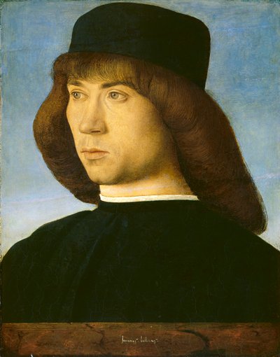 Porträtt av en ung man av Giovanni Bellini
