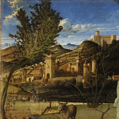 Sankt Franciskus i öknen av Giovanni Bellini