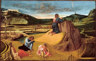 The Agony in the Garden, c.1465 (tempera på panel) av Giovanni Bellini