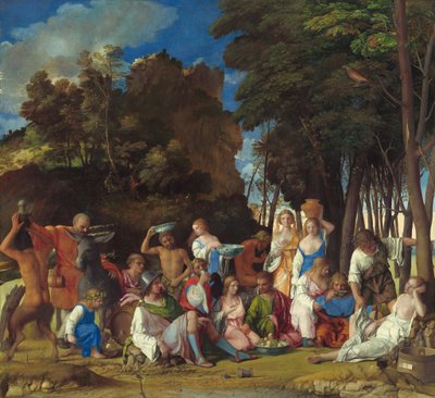 Gudarnas högtid, 15141529. av Giovanni Bellini