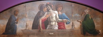 Klagovisan med de heliga Markus och Nikolaus av Bari av Giovanni Bellini
