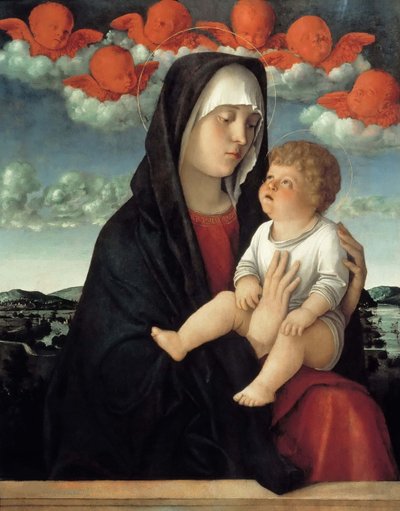 Jungfrun och barnet, c. 1500. av Giovanni Bellini