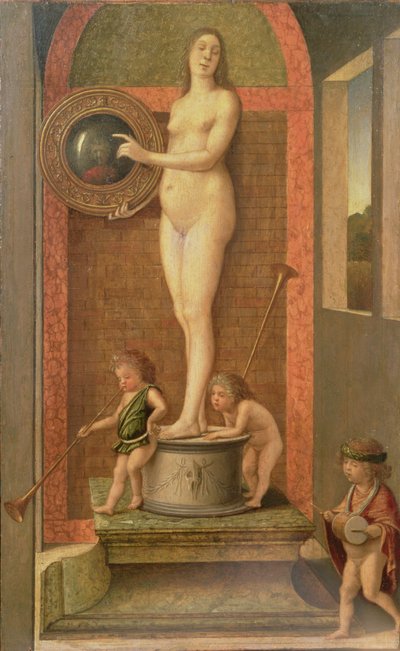 Fåfänga (olja på panel) av Giovanni Bellini