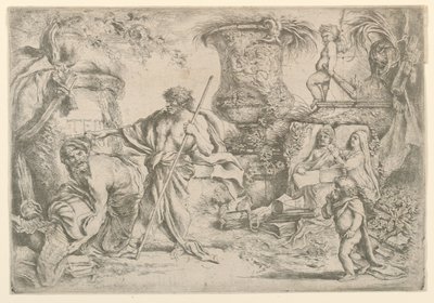 Allegori om förgänglighet av Giovanni Benedetto Castiglione