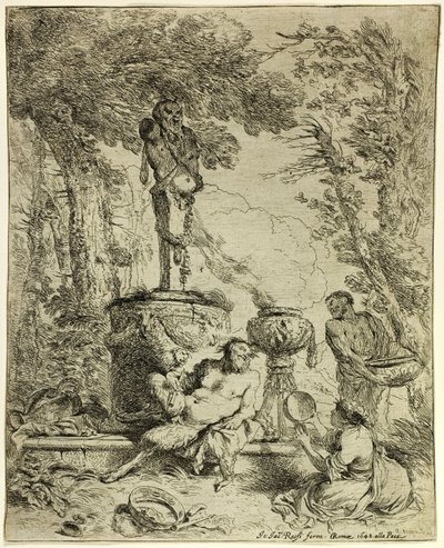 Fest av Pan av Giovanni Benedetto Castiglione