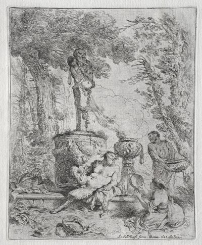 Fete of Pan av Giovanni Benedetto Castiglione