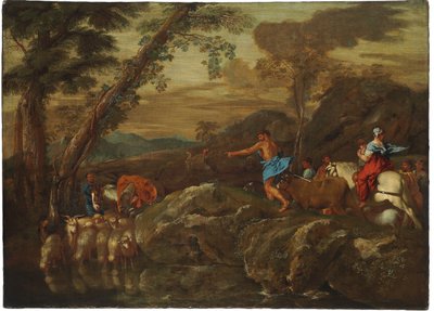 Jakobs resa, 1633 av Giovanni Benedetto Castiglione