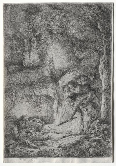 The Invention of Bodies av S. Pierre och ST. Paul, c. 1650. av Giovanni Benedetto Castiglione