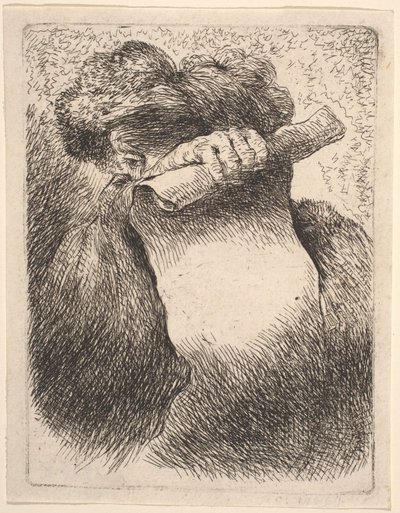 Man med en rulla av Giovanni Benedetto Castiglione