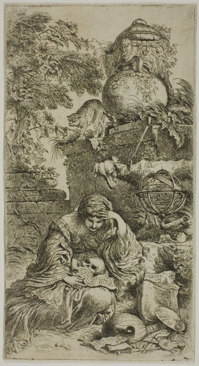 Melankoli av Giovanni Benedetto Castiglione
