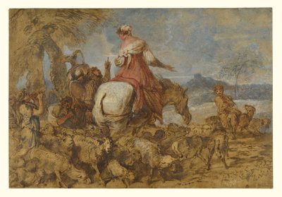Pastorale Reise av Giovanni Benedetto Castiglione