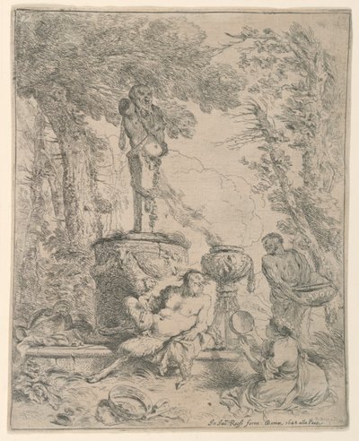 Festivalen av Pan av Giovanni Benedetto Castiglione