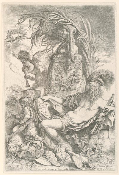 Målarens geni av Giovanni Benedetto Castiglione