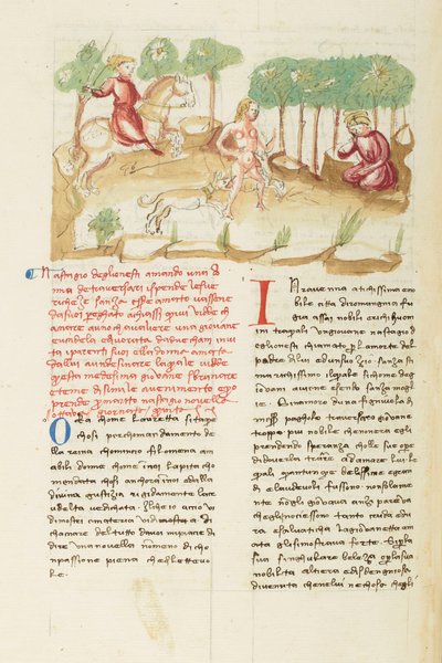 Decameron, Den infernaliska jakten - Nastagio degli Onesti