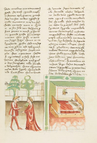 Decameron, Kärlekens och slumpens spel - Catella bedrar sin make-Catella luras av Ricciardo, Tredje dagen, novell 6. av Giovanni Boccaccio