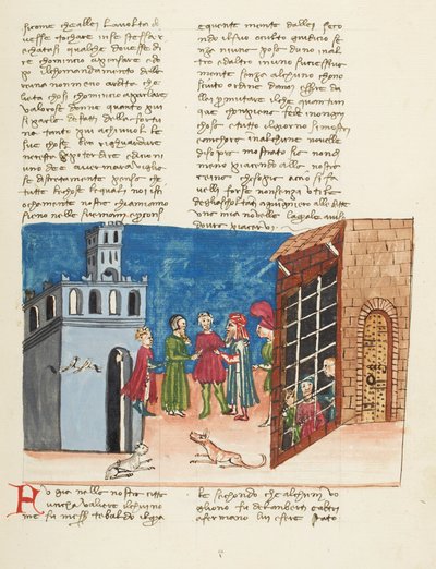 Decameron, Kläder gör inte mannen. Lamberto och hans bröder i fängelse Andra dagen, novell 3. av Giovanni Boccaccio