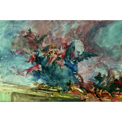 Boldini - PROJET DE DÉCORATION, DEL AV TIEPOLO-tak av Giovanni Boldini